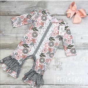Pete + Lucy girl romper